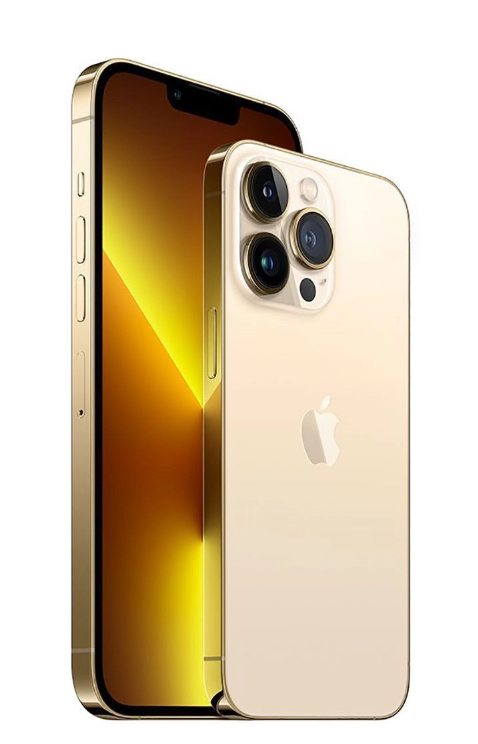 Apple iPhone 13 Pro Max 512GB iOS 5G Wi-Fi Tela 6.7'' Câmera Tripla 12MP + Sensor LiDAR - Dourado